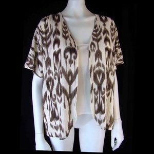 Chico’s Easywear Featherlight Silky Open Cardigan